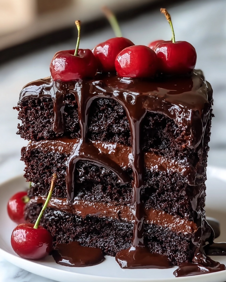 Chocolate Cherry Dr Pepper Cake Recipe - Recipe Image