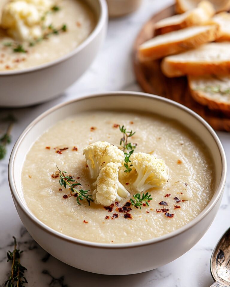 Vegan Cauliflower Soup Recipe