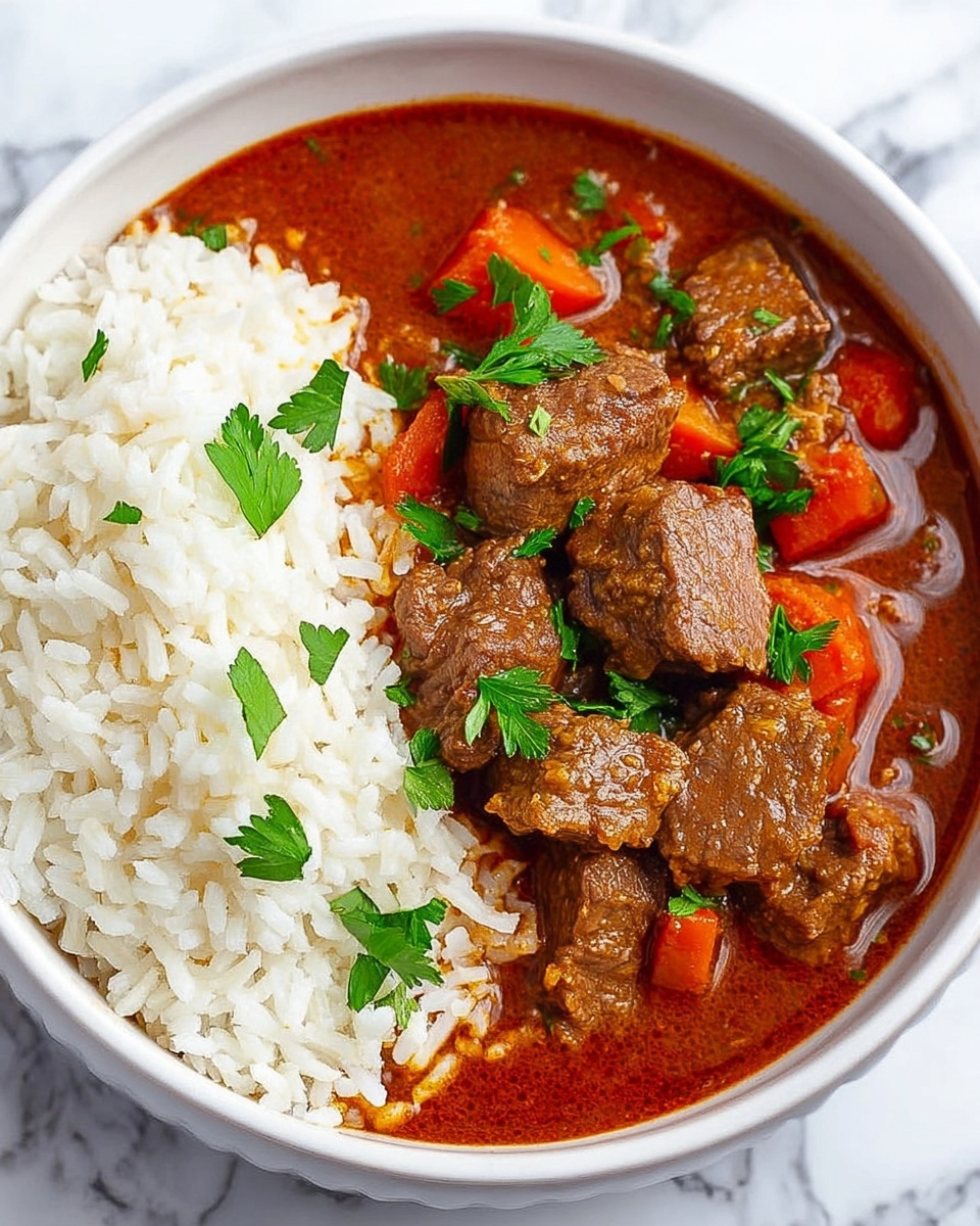 Slow Cooker Beef Madras Recipe - Recipe Image