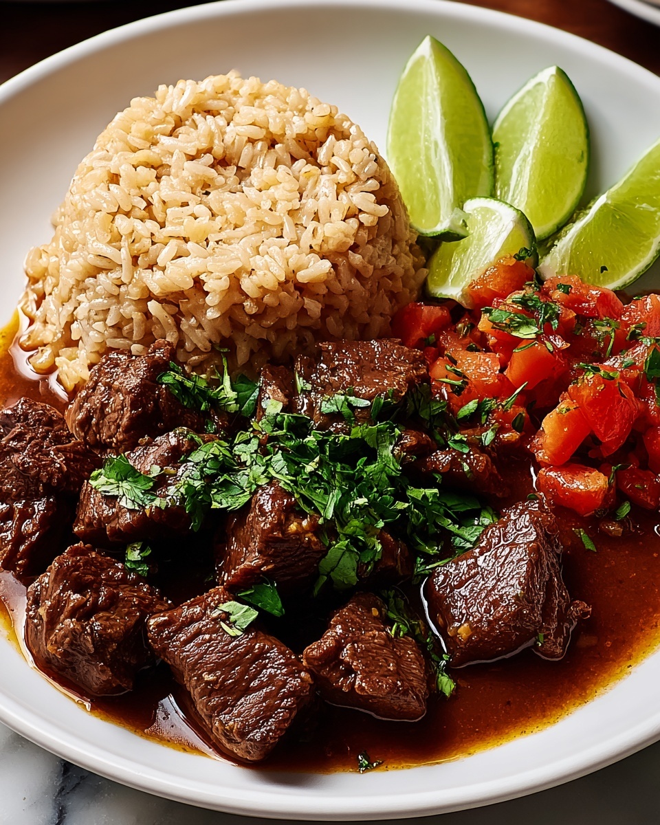Carne Guisada (Braised Beef) Recipe - Recipe Image