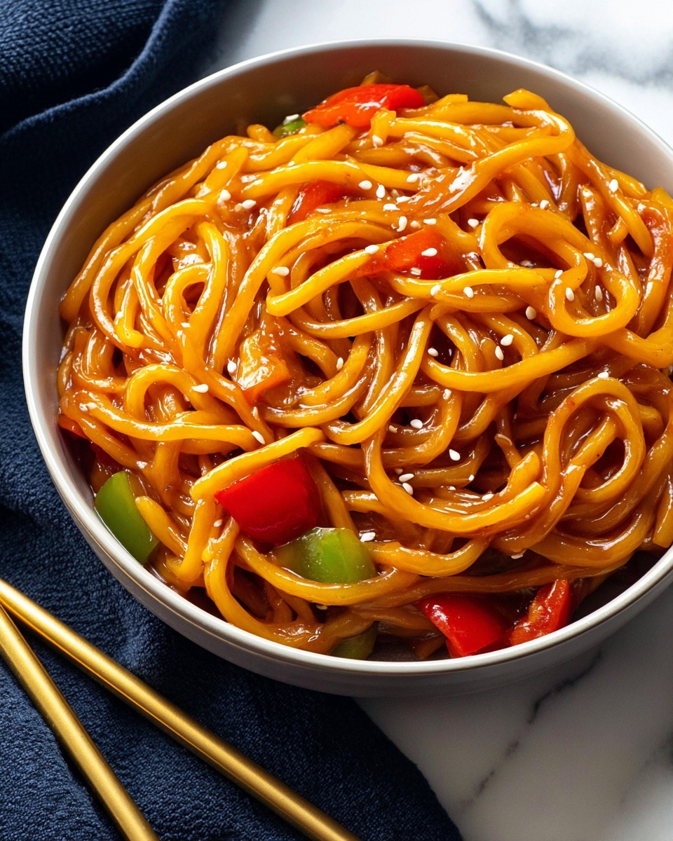 Sweet and Sour Noodles Recipe - Recipe Image