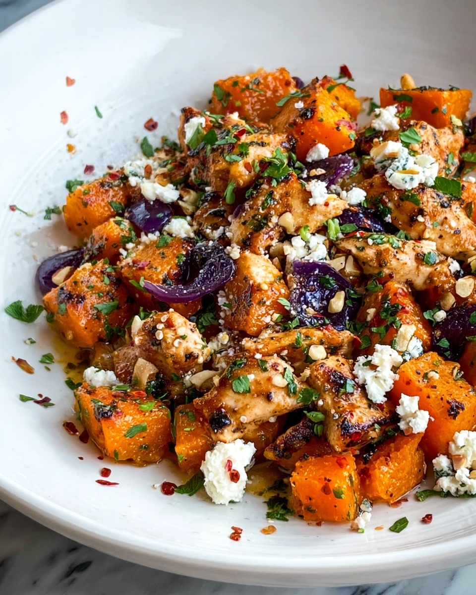 Maple Roasted Pumpkin with Walnuts and Feta Recipe - Recipe Image