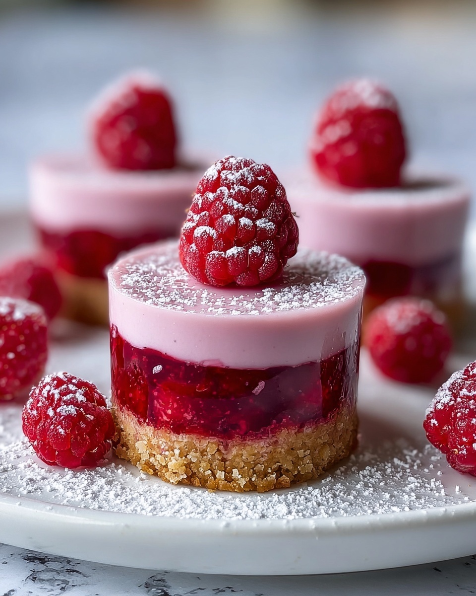 No-Bake Raspberry Cheesecake Cups: An Incredible 5-Minute Recipe - Recipe Image