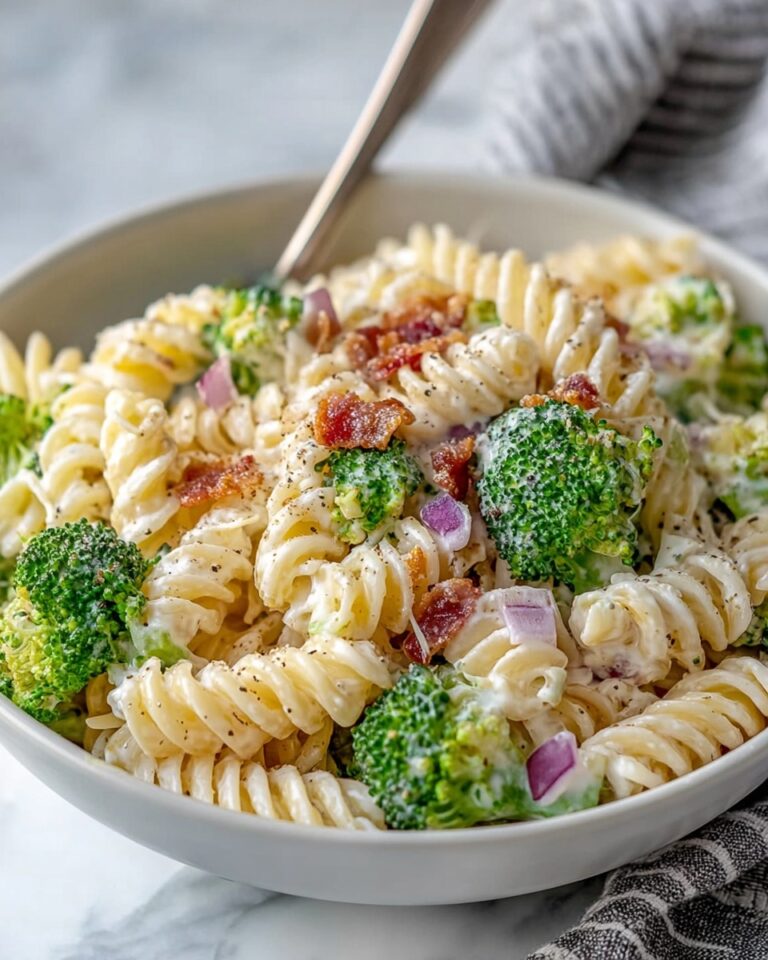 Broccoli Pasta Salad with Sun-Dried Tomatoes and Feta Recipe