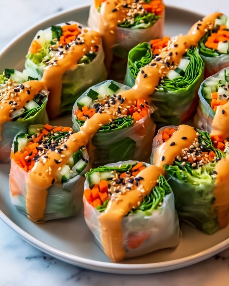 Hearty Veggie Rolls with Peanut Sauce Recipe