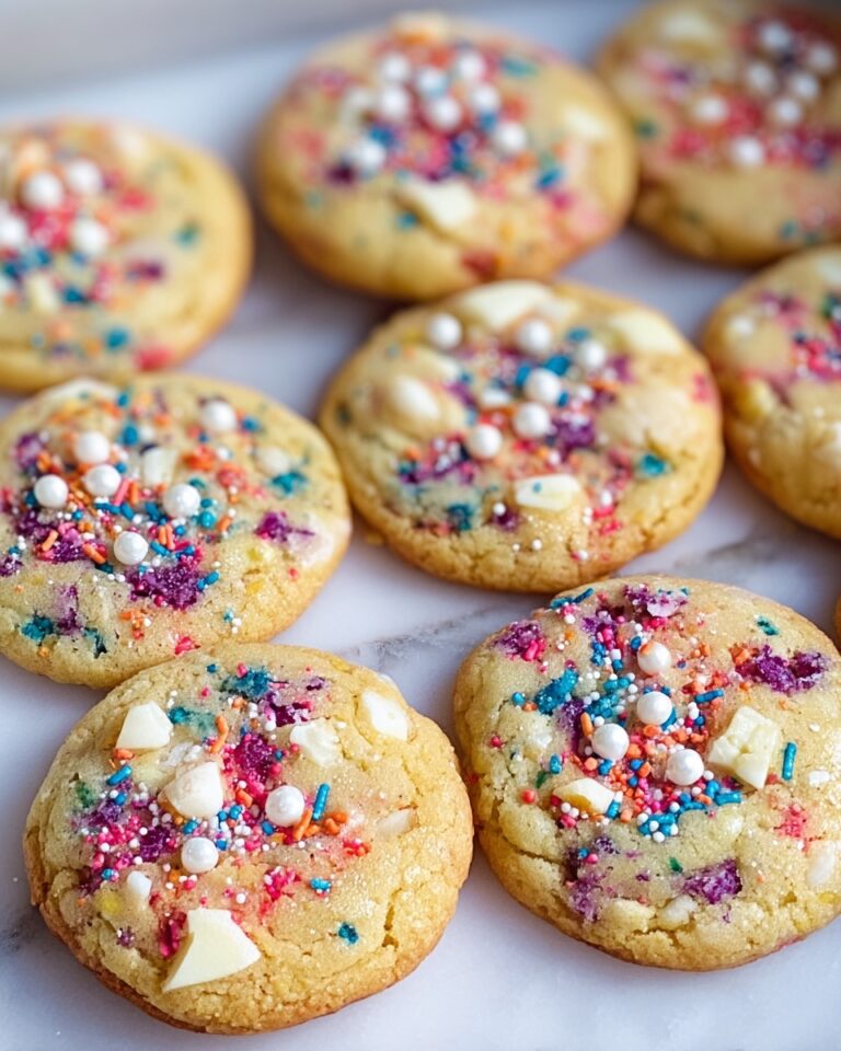 White Chocolate Confetti Cookies Recipe