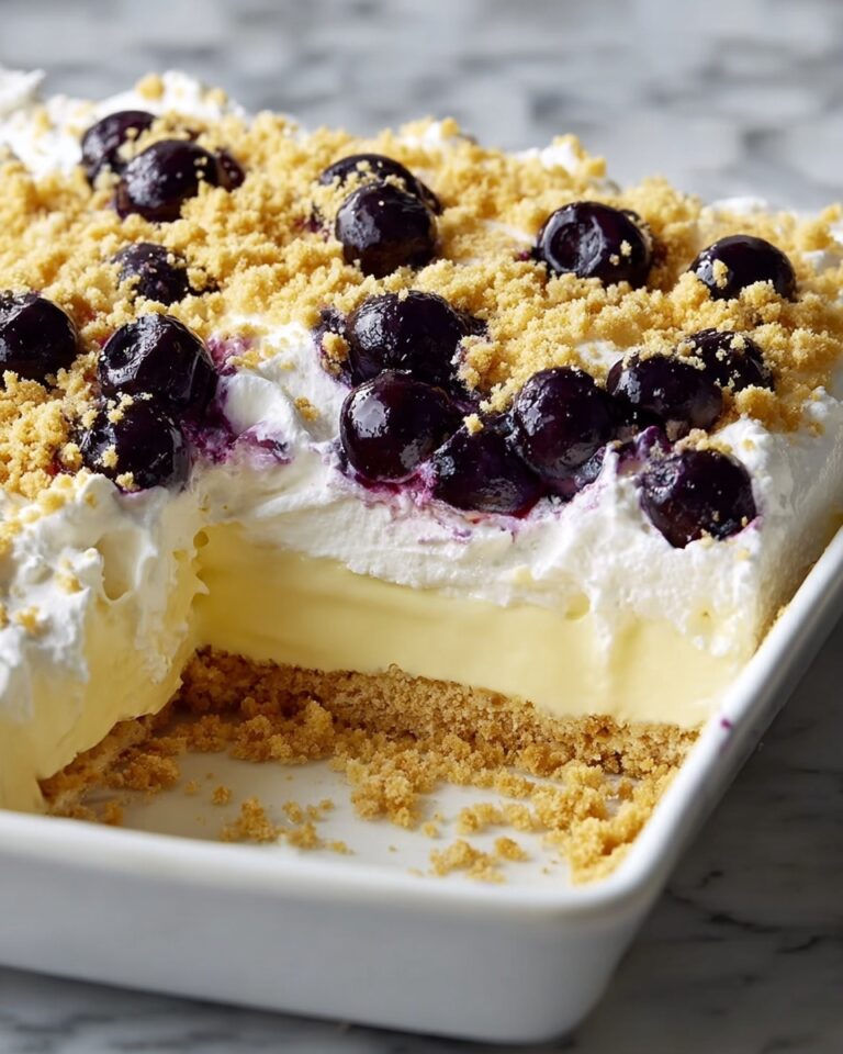 No Bake Lemon Blueberry Dessert Recipe
