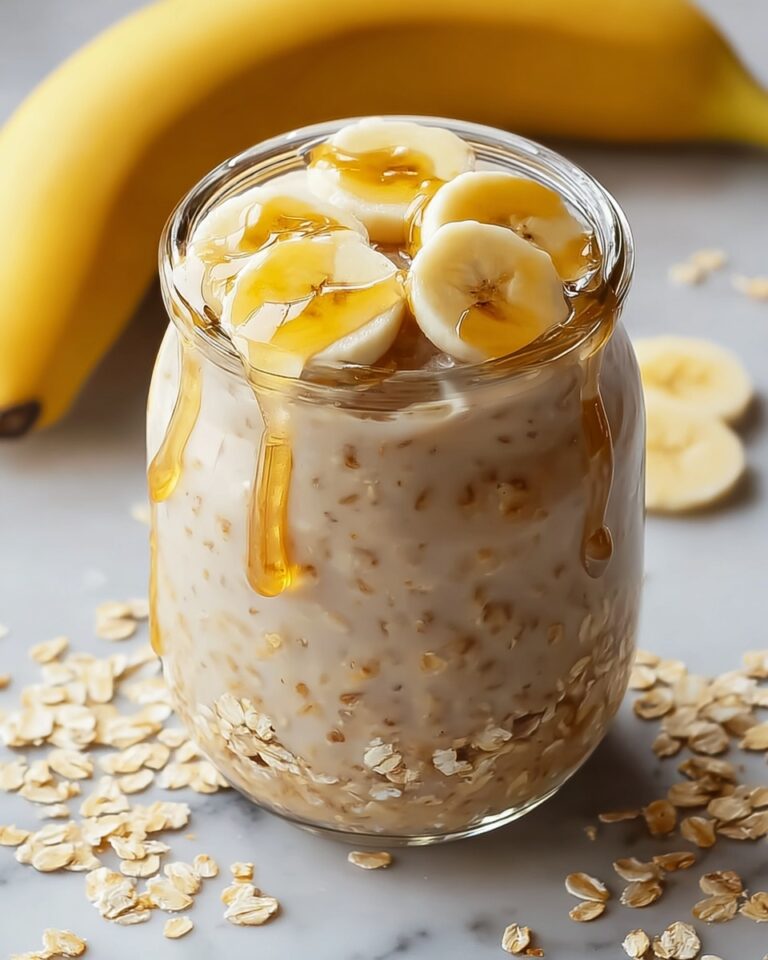 Peanut Butter & Banana Overnight Oats Recipe