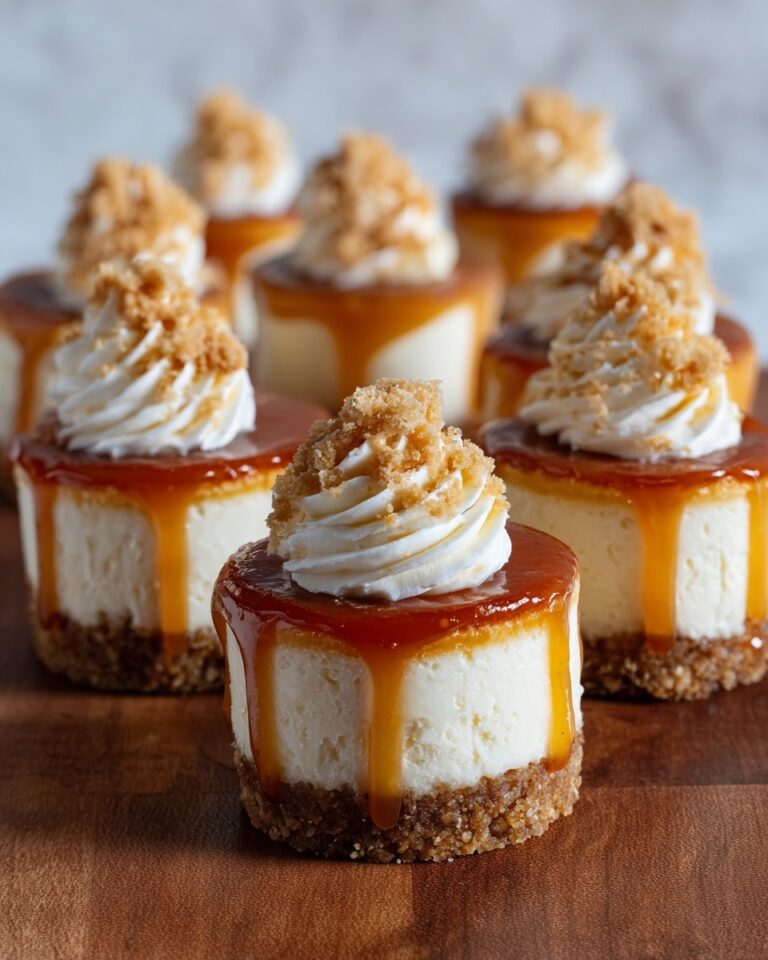 Mini Dulce de Leche Cheesecakes Recipe